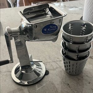 King Kutter Stainless Steel  Manual Food Processor